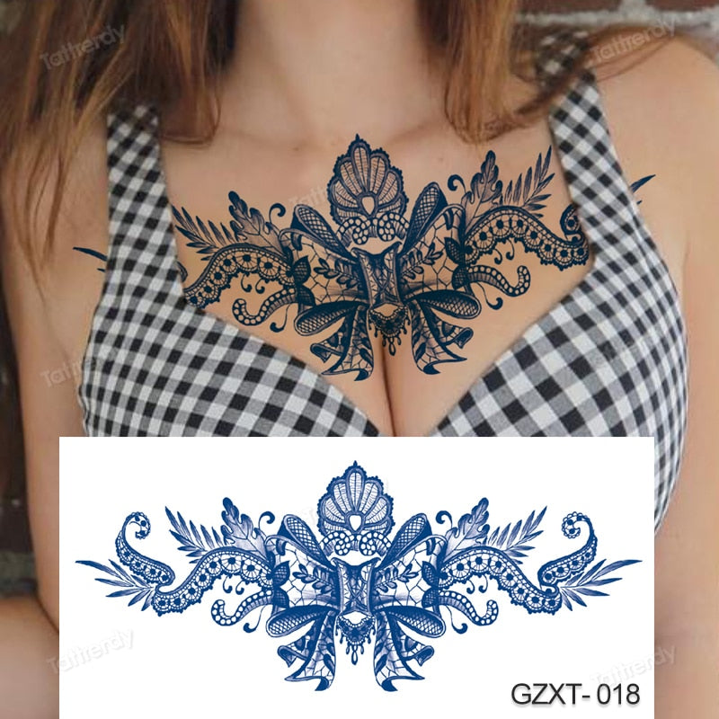 Back Tattoos Temporary Womens Fake Tattoo Angel Wing Phoenix Bird for Women Men on Body Art Waterproof Sticker Tatoo Juice Ink