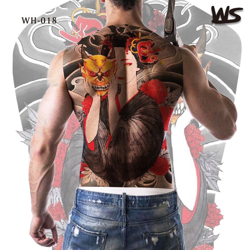 adult tattoo waterproof large full back sexy body tattoos for women men dragon temporary tattoo snake tribal water tatoo fake