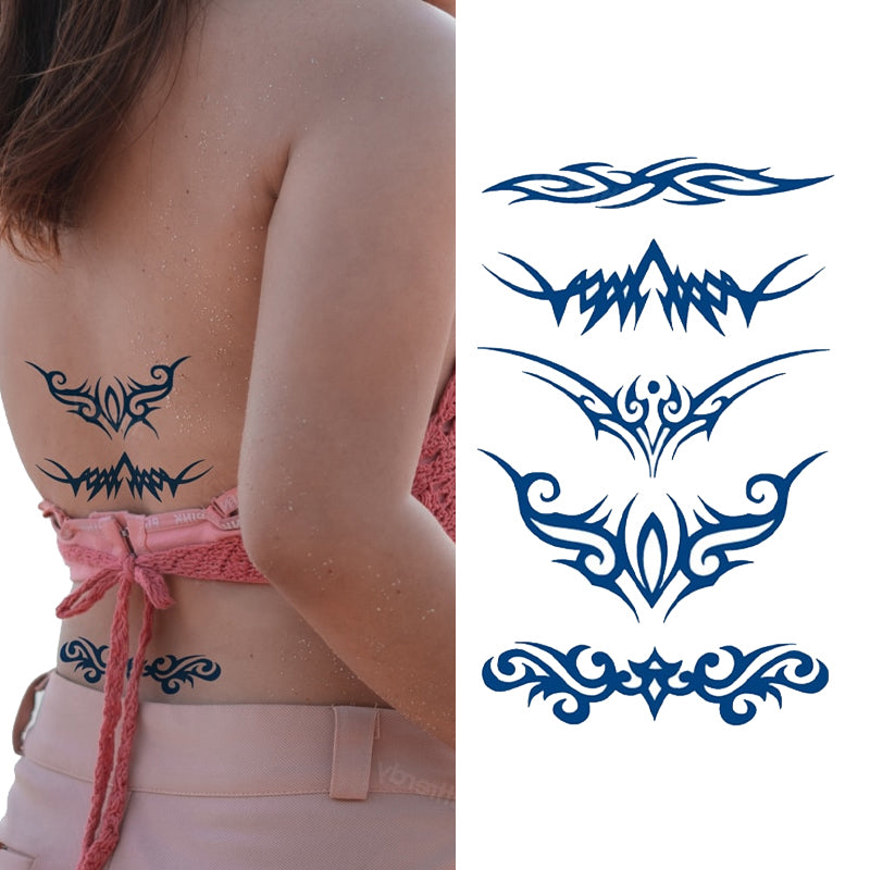 Waterproof Rose Wings Temporary Tattoo Stickers Unisex - Temu